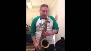 MITCH FROHMAN PLAYING THE 10MFAN ROBUSTO TENOR SAXOPHONE MOUTHPIECE