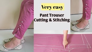 Very Easy Pant Trouser Cutting and Stitching/Palaz