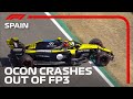 Ocon's Bizarre Late Crash | 2020 Spanish Grand Prix