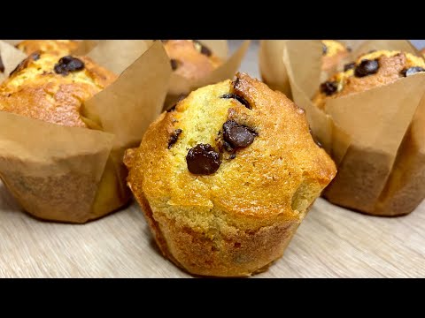 MUFFINS AUX PÉPITES DE CHOCOLAT: RECETTE SIMPLE ET RAPIDE !