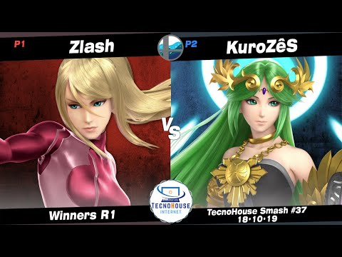 TecnoHouse #37: ToF | Zlash (Zero Suit Samus) vs RT+ KuroZêS (Palutena) - Winners R1