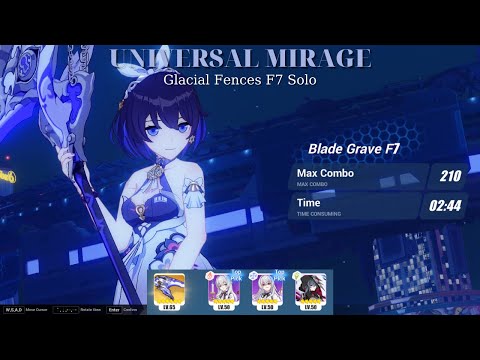 STUNNING!!! Stygian Nymph Solo Universal Mirage Blade Grave F7 [Honkai Impact 3rd]