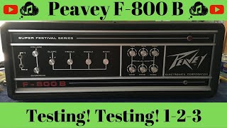 Peavey Super Festival Series F-800B - What To Know & Where To Buy ...