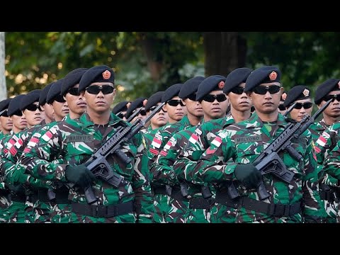 Indonesian forces rehearse for historic Bastille Day parade in Paris