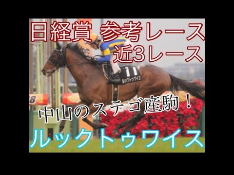 【2019 日経賞 参考レース】 ルックトゥワイス 近3レース