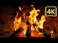 Warm Fireplace Burning for Relaxation | Cozy Fireplace 4K & Crackling Fire Sounds 3 Hours (No Music)
