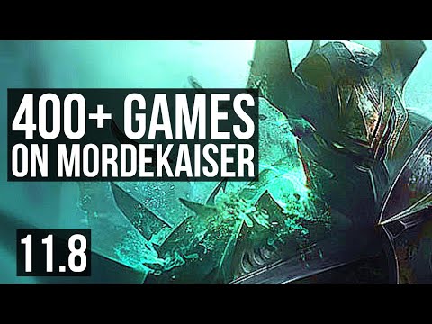 MORDEKAISER vs DARIUS (TOP) (DEFEAT) | 1.8M mastery, 6 solo kills, Legendary | KR Diamond | v11.8