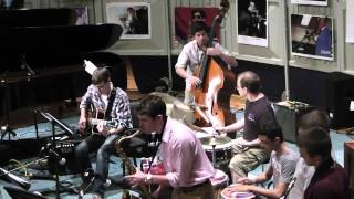 Forrest on bass at 2015 Jamey Aebersold Jazz Workshop