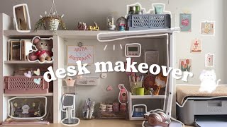 desk makeover⛅️ + organising my stationery