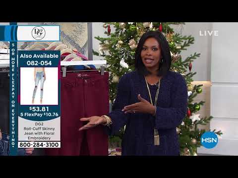 DG2 by Diane Gilman Virtual Stretch Flare Jean  Basic