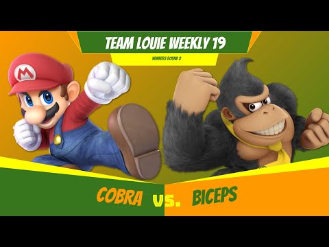 Team Louie Weekly 19 - Winners Round 2 - Cobra (Mario) Vs. Biceps (Donkey Kong, King Dedede)