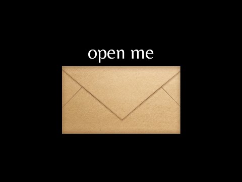Open me. This will find you when you need it.