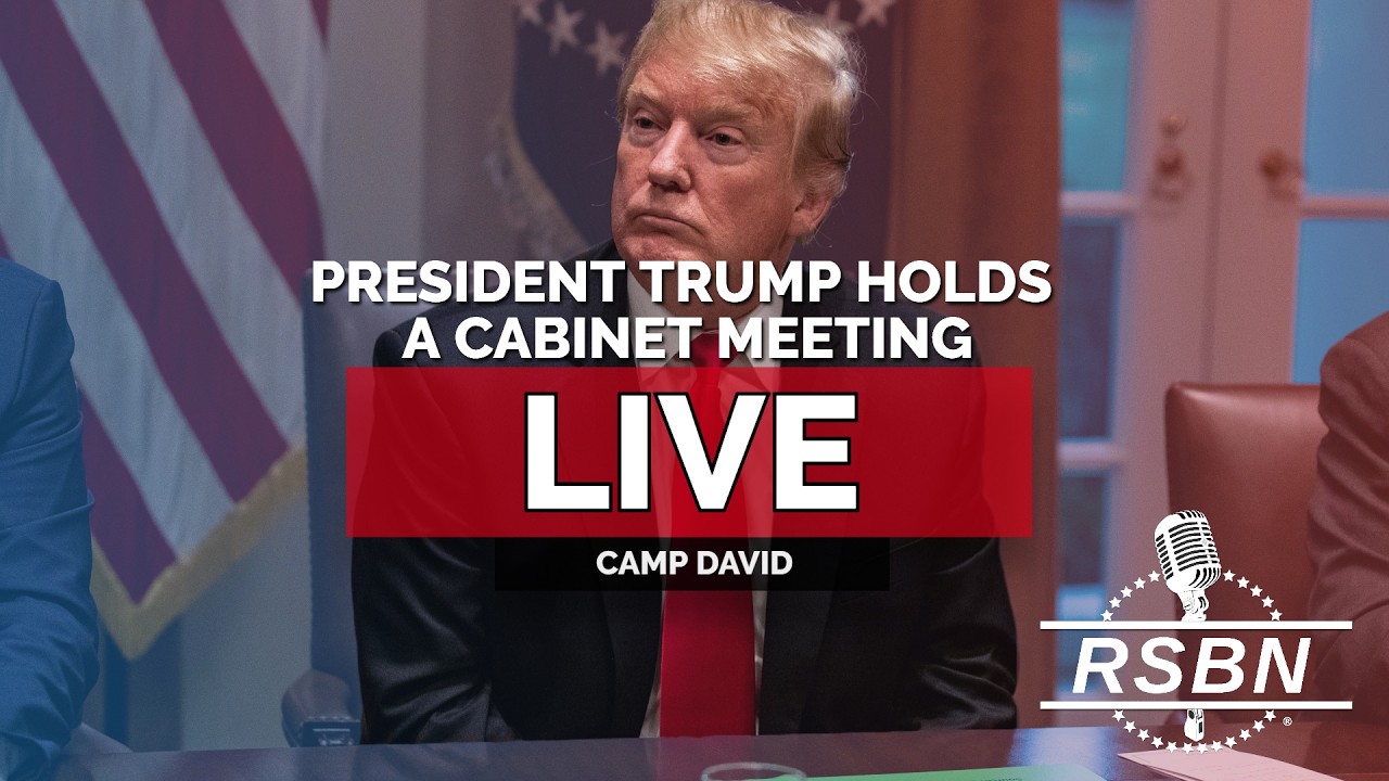 LIVE: President Trump Holds a Cabinet Meeting at Camp David - 07/31/26