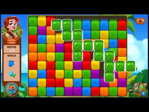 Lost Island Blast Adventure Level 676 - NO BOOSTERS 🏝️ | SKILLGAMING ✔️