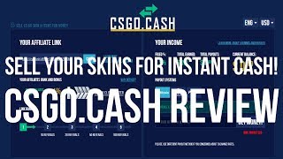 How to Sell CS:GO SKINS INSTANTLY (CSGO.CASH)