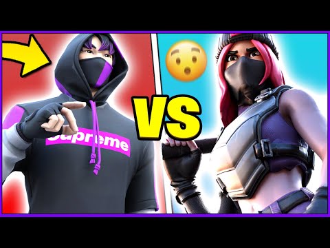 MASCHI CONTRO FEMMINE 😨 Chi VINCE Riceve UN BACIO Su FORTNITE