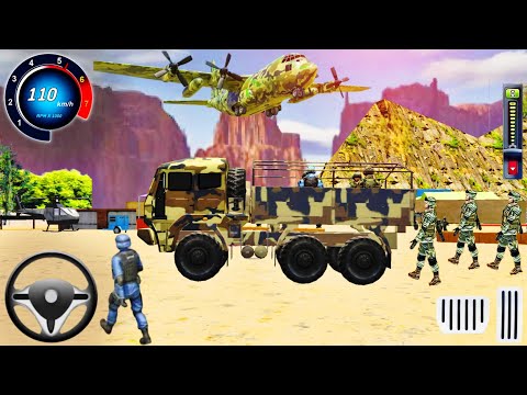 Army Truck Simulator 2024 - Army Cargo Truck Driving 3D Offroad Truck Army Game - Android GamePlay