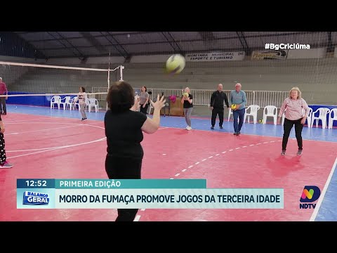 Morro da Fumaça recebe primeira edição dos Jogos da Terceira Idade