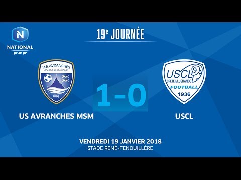 J19 : US Avranches MSM - USCL (1-0), le replay