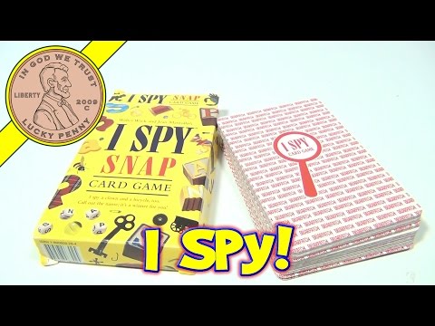 I Spy Snap 48 Jumbo Cards Game, 1998 Scholastic 