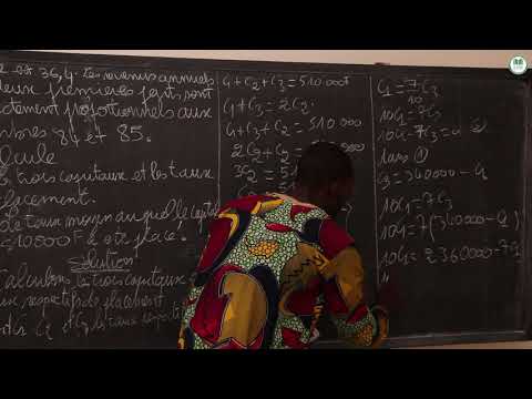 Correction Bac Terminale ECO : Mathématique session 2019/Mr Alassane Koné