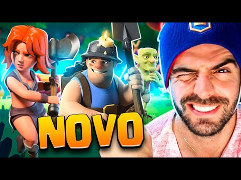 NOVO DECK DE CONTROLE COM MINEIRO NO CLASH ROYALE!