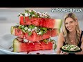 Watermelon Pizza With Arugula And Feta A Unique And Delicious Way To Enjoy Watermelon