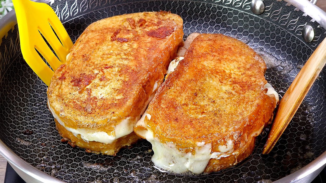 I have never eaten such delicious sandwiches❗Quick breakfast in 5 minutes! Very easy!