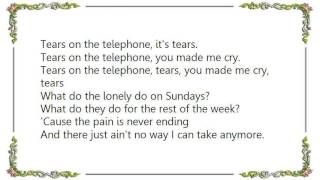 Hot Chocolate - Tears on the Telephone Lyrics