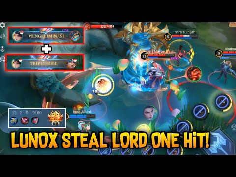ONE HIT STEAL LORD! LUNOX BEST BUILD & EMBLEN 2023 | LUNOX TUTORIAL
