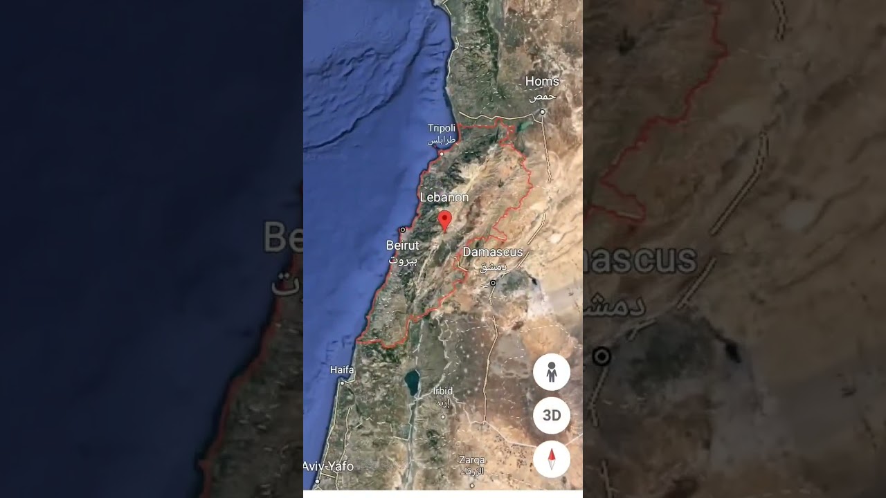 Lebanon @googlemaps map