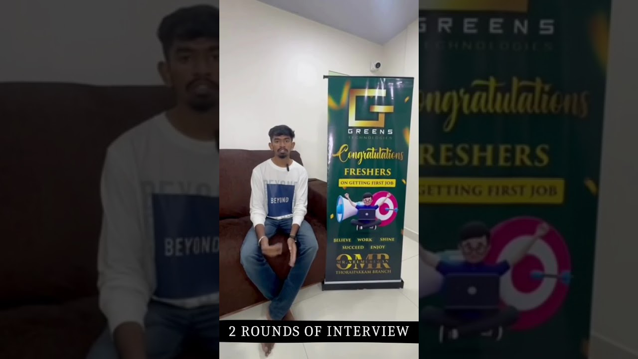 Alagu Vigneshan's testimonial video
