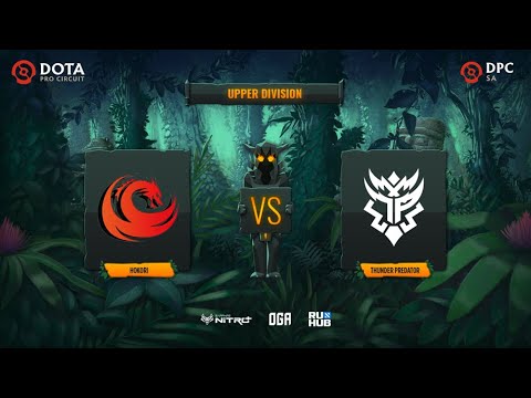 Hokori vs Thunder Predator, OGA DPC SA Season 2, bo3, game 2 [Lazar' & Jam]