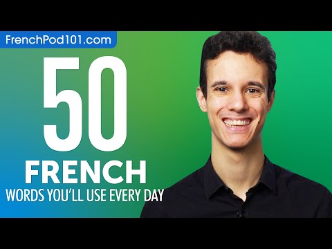 50 French Words You'll Use Every Day - Basic Vocabulary #45