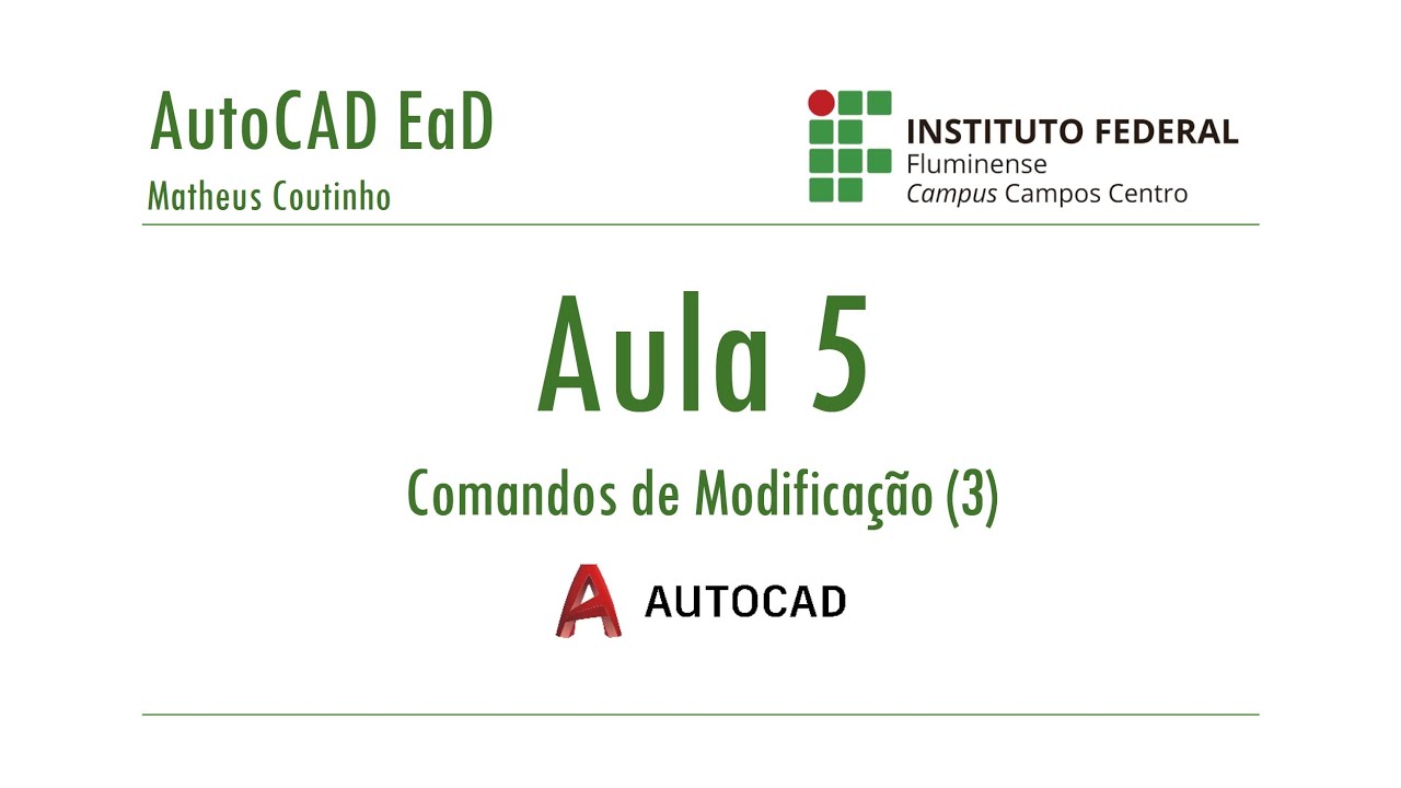 Curso de AutoCAD 2D - Aula 5