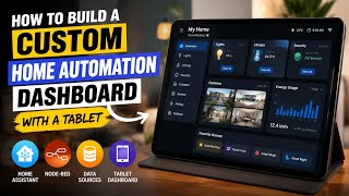 How to Build a Custom Home Automation Dashboard with a Tablet 🏠📱 | Smart Home Control Setup