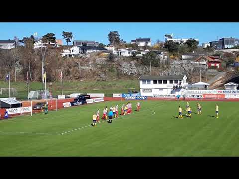 FK Jerv - Strømmen 1-1 Mathias Wichmann frispark 7. April 2019