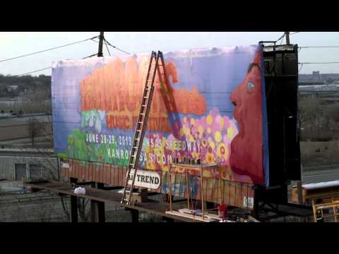 Daring LIVE Painting Billboard for KANROCKSAS Music and Arts Festival