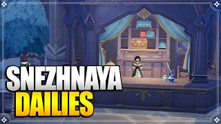 How to unlock Snezhnaya Daily Commission Quests | World Quests & Puzzles【Genshin Impact】