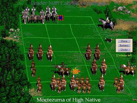 Conquest of the New World. Natives using captured Artillery.