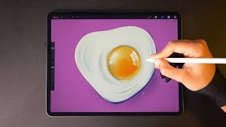 Egg 🍳 iPad Pro Drawing