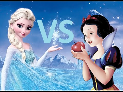 Princess Rap Battle - Snow White VS Elsa (Whitney Avalon ft. Katja Glieson) - LYRICS