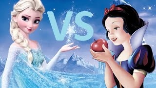 Princess Rap Battle - Snow White VS Elsa (Whitney Avalon ft. Katja Glieson) - LYRICS