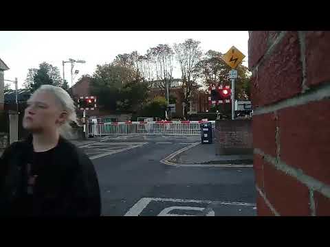 Sandymount Railway Crossing, Sandymount Village, Dublin. 28th of September 2018.