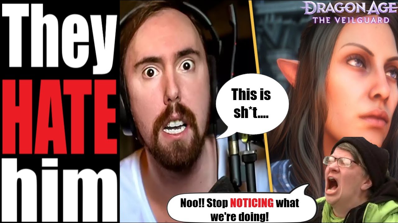 DAMAGE CONTROL: Dragon Age the Veilguard bans Asmongold from their subreddit for tepid criticism