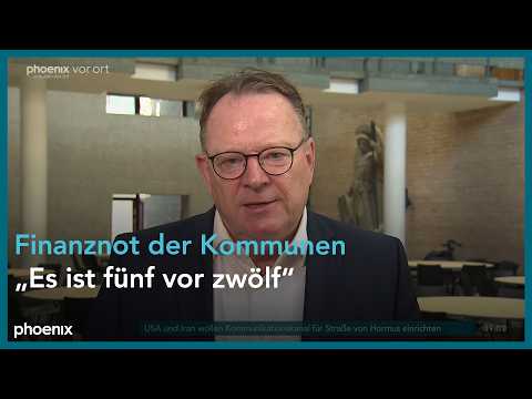 Video Thumbnail: phoenix tagesgespräch mit Torsten Burmester zur Finanznot der Kommunen | 22.06.26
