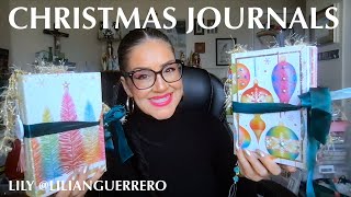 Not Your Traditional Christmas Colors - 4 New Christmas Junk Journals - Flip Through Video