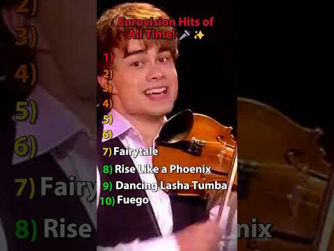Top 10 Eurovision Hits of All Time! 🎤✨