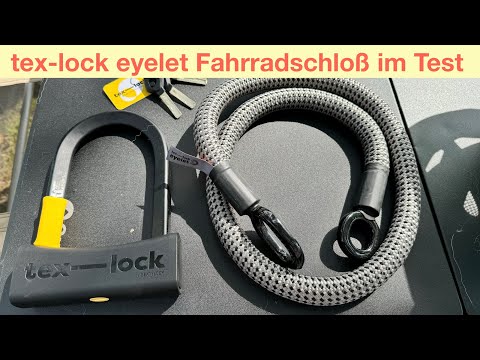 tex-lock eyelet Fahrrad- & Motorrad Sicherheitsschloss mit ART ***