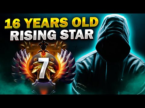 WHO IS THIS GUY?! 16 YEARS OLD RISING STAR MID PLAYER - ROAD TO TOP 1 MMR RANK